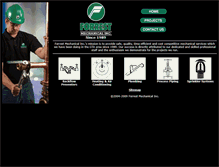 Tablet Screenshot of forrestmechanical.com